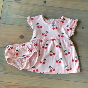 **5 for $30** — adorable cherry dress with matching bloomer